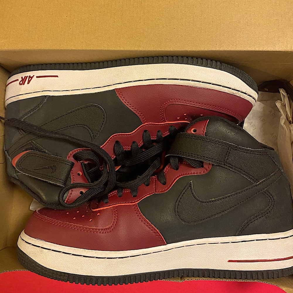 Burgundy Air Force 1